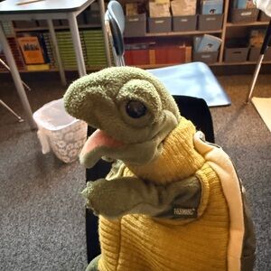 Folkmanis turtleneck turtle Green and Yellow Turtle Plush Puppet
